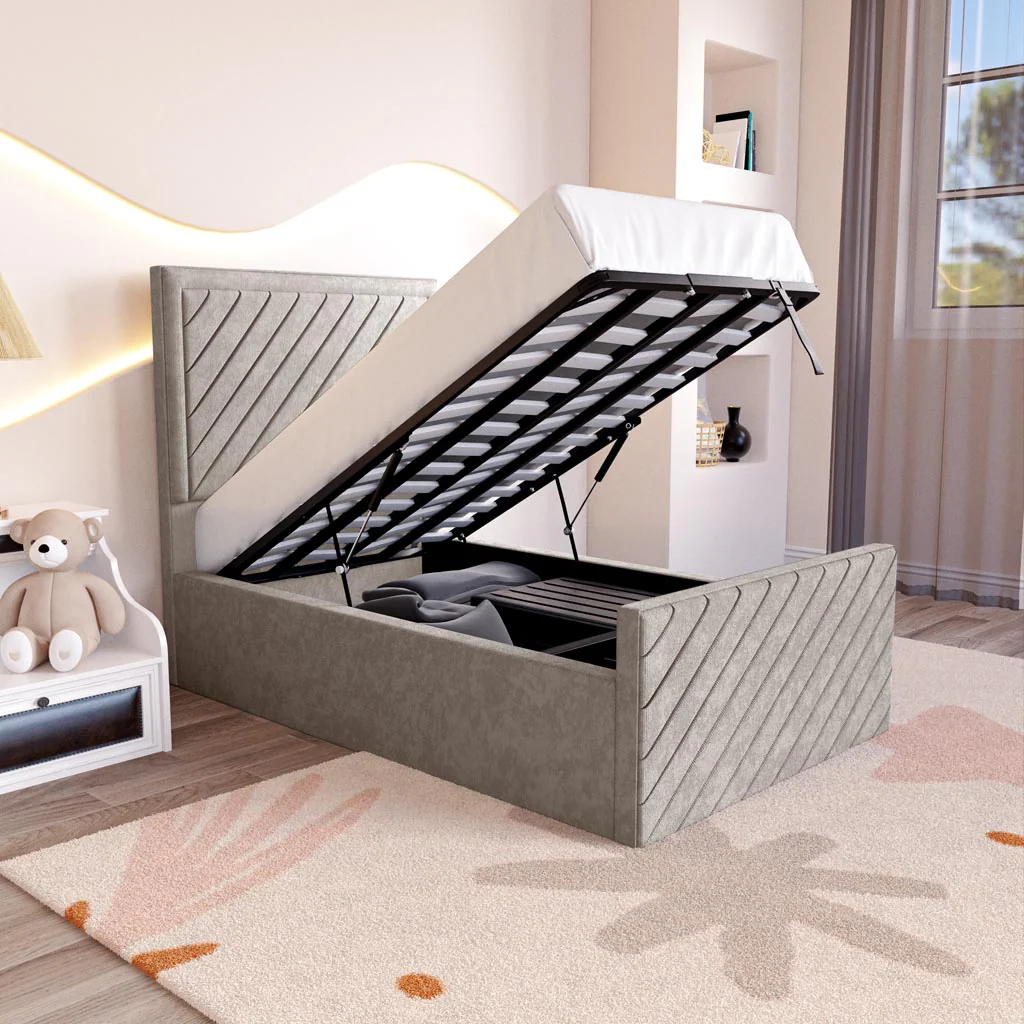 Oxford Kids Upholstered Ottoman Bed - Image 6