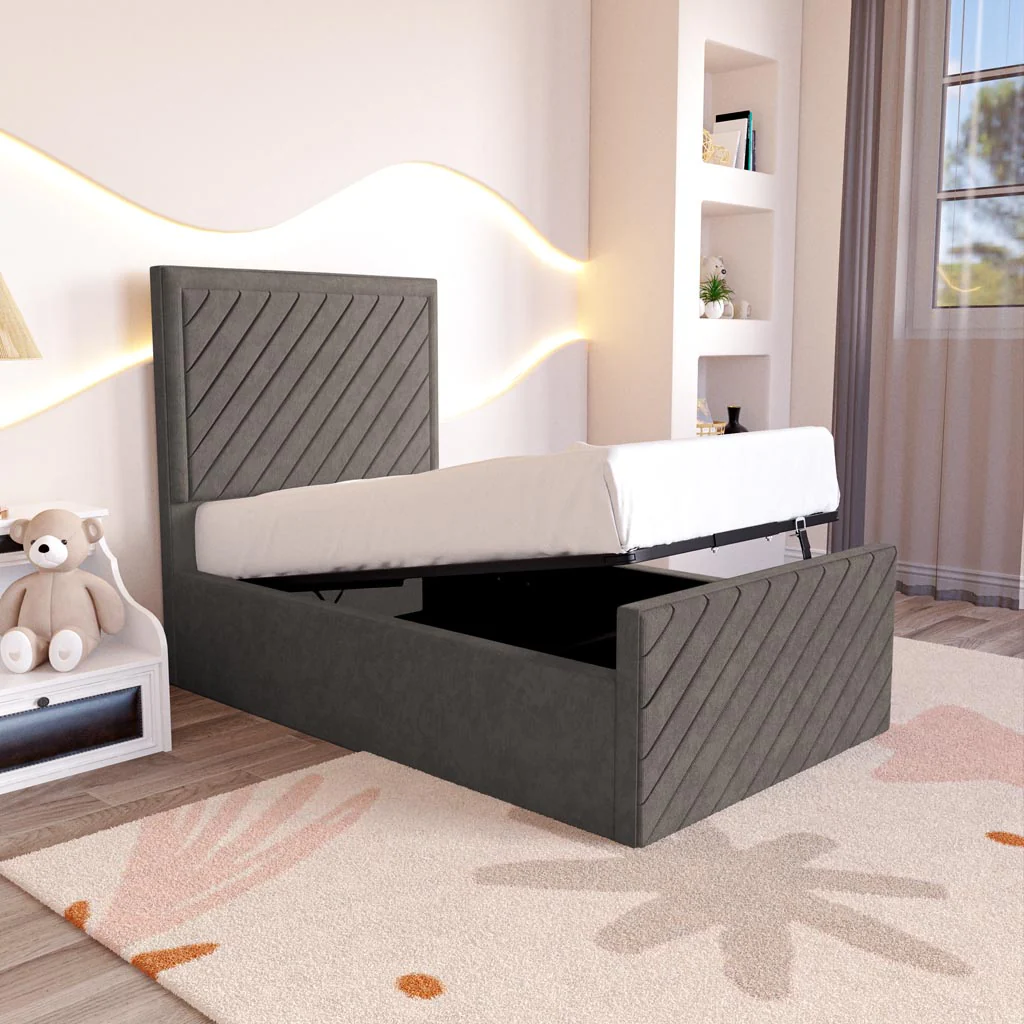 Oxford Kids Upholstered Ottoman Bed