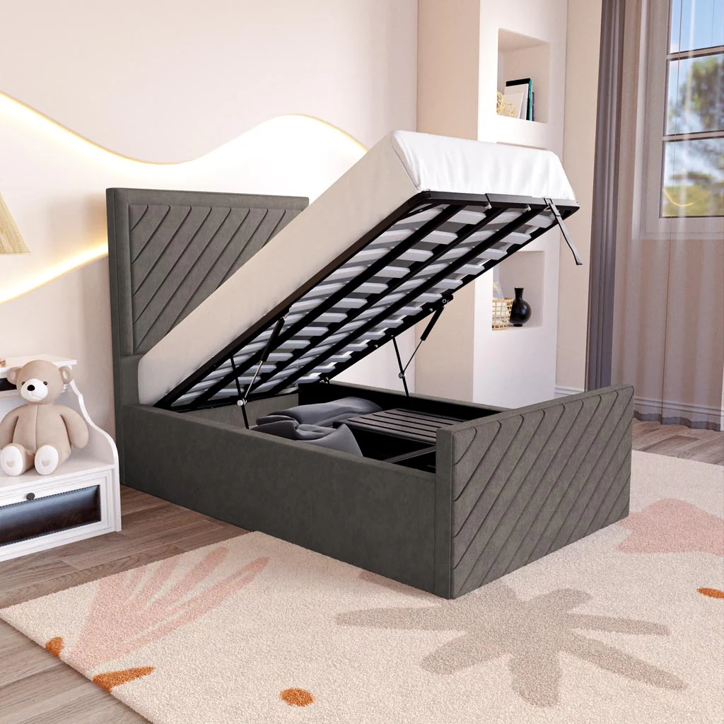 Oxford Kids Upholstered Ottoman Bed - Image 6