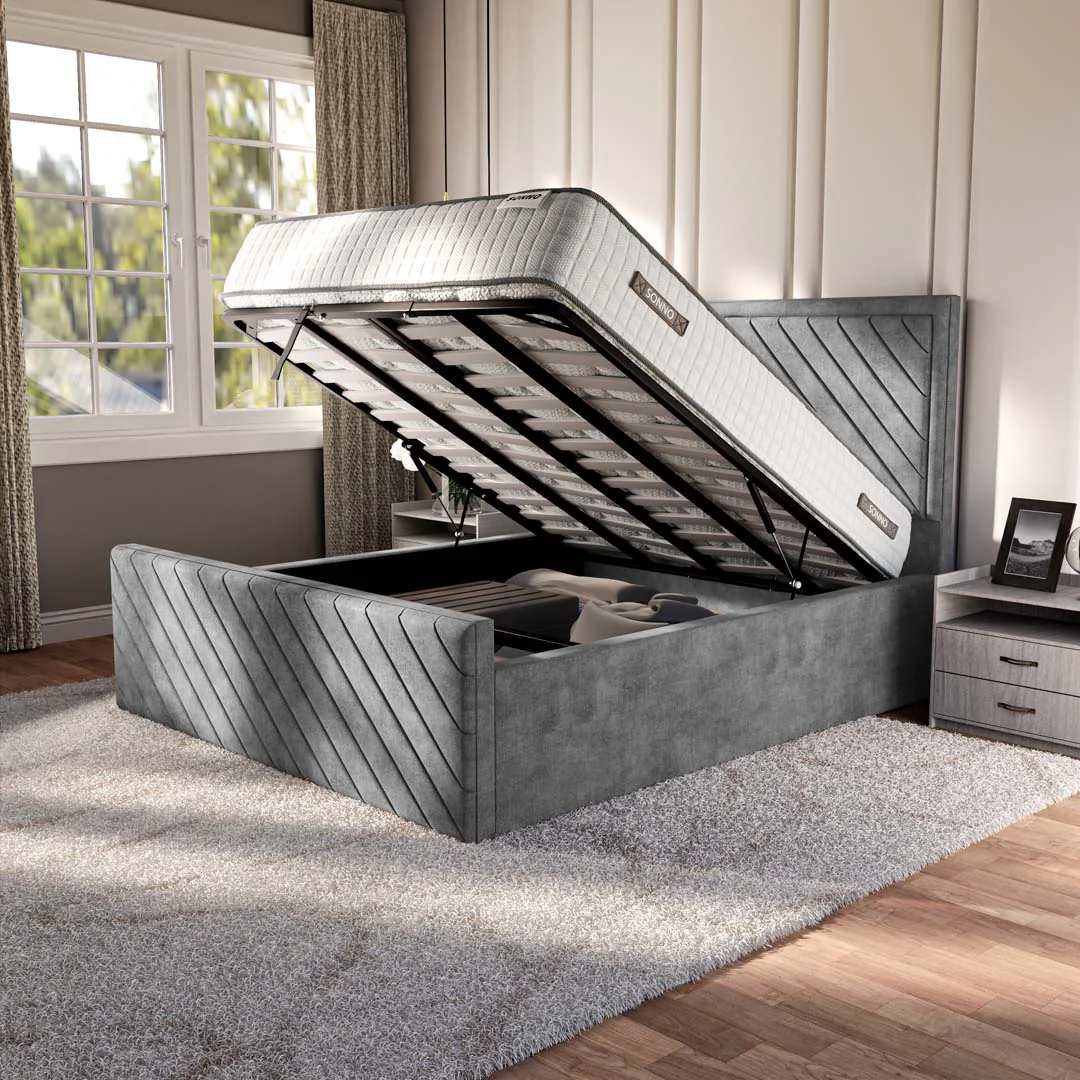 Oxford Upholstered Ottoman Bed - Image 6