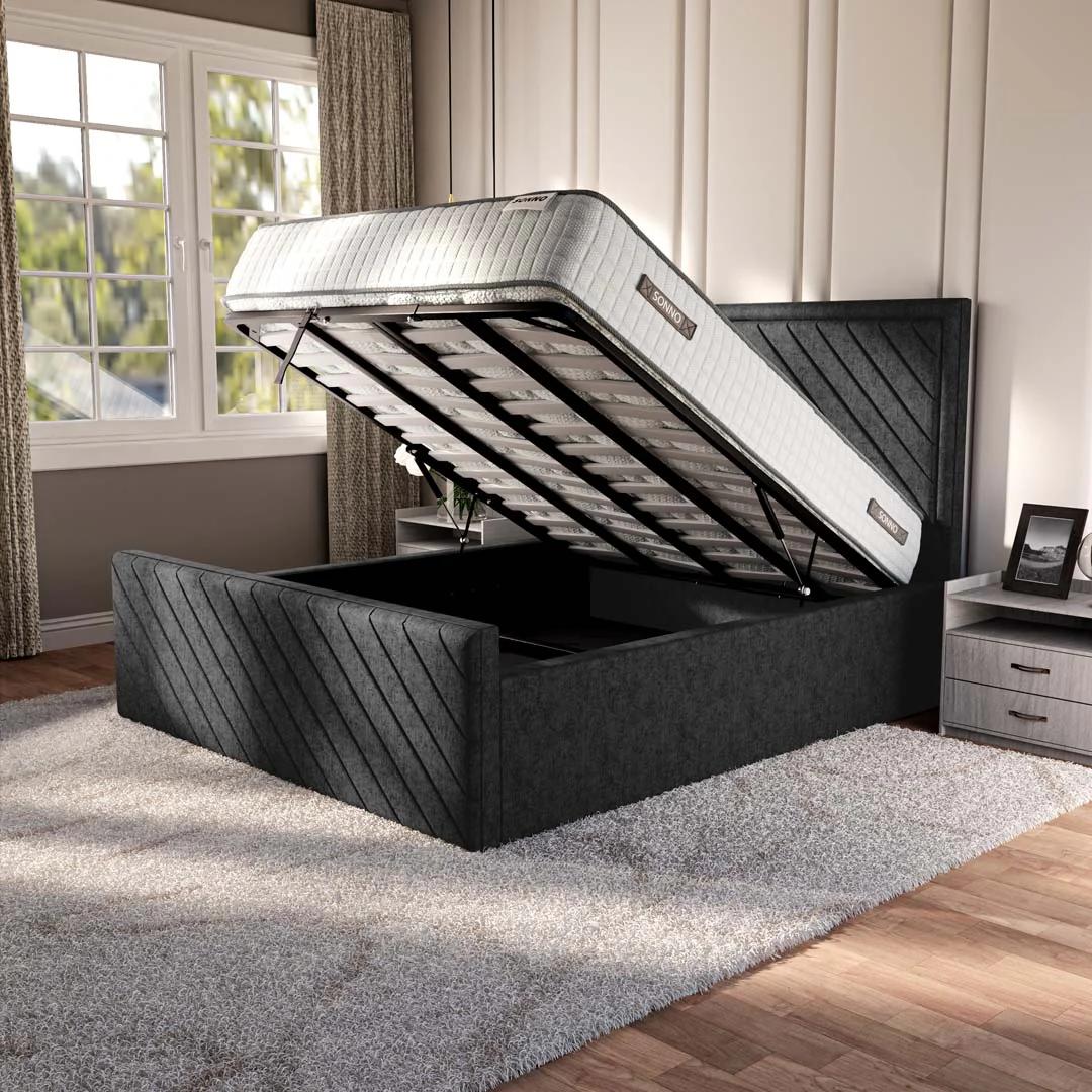 Oxford Upholstered Ottoman Bed - Image 2