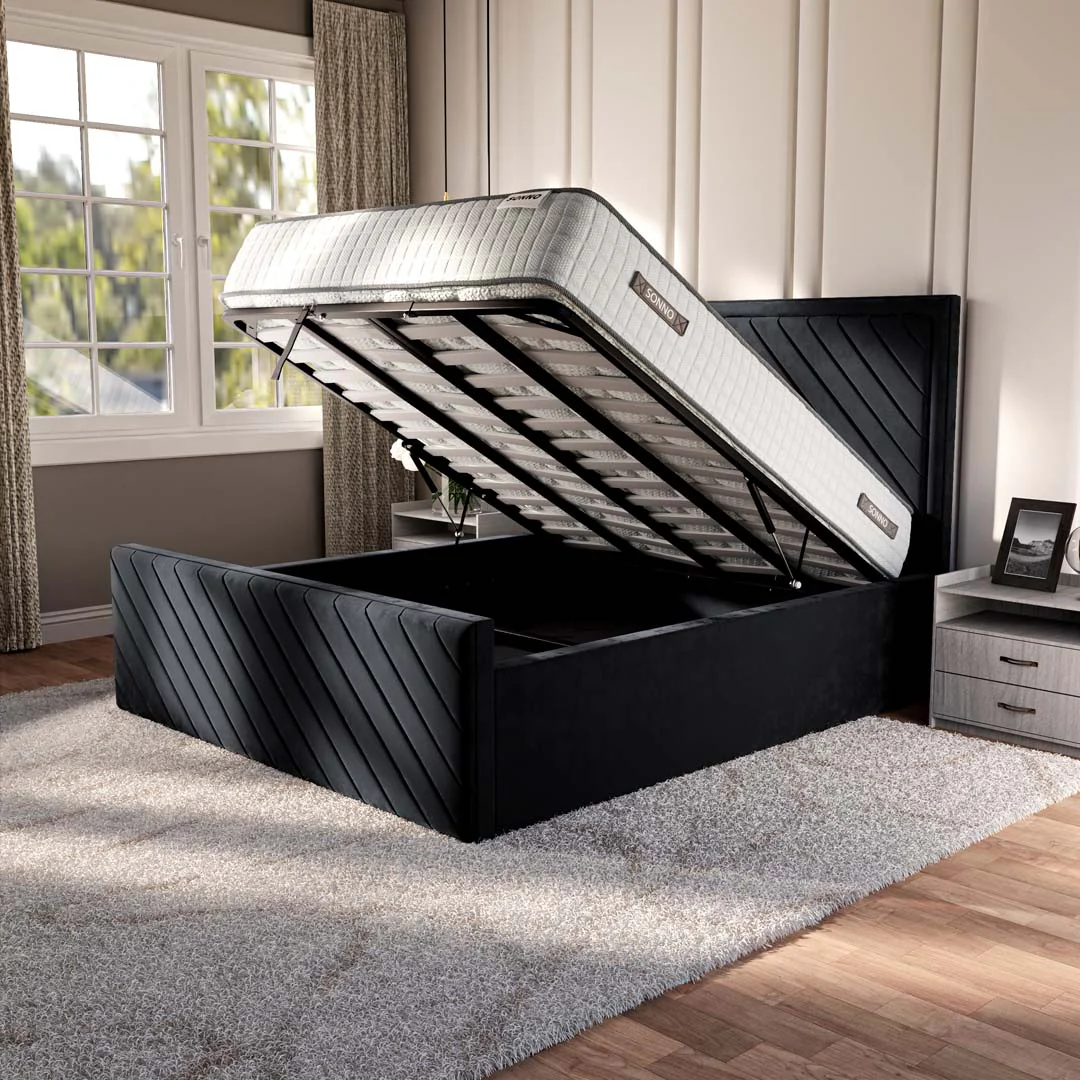 Oxford Upholstered Ottoman Bed - Image 2