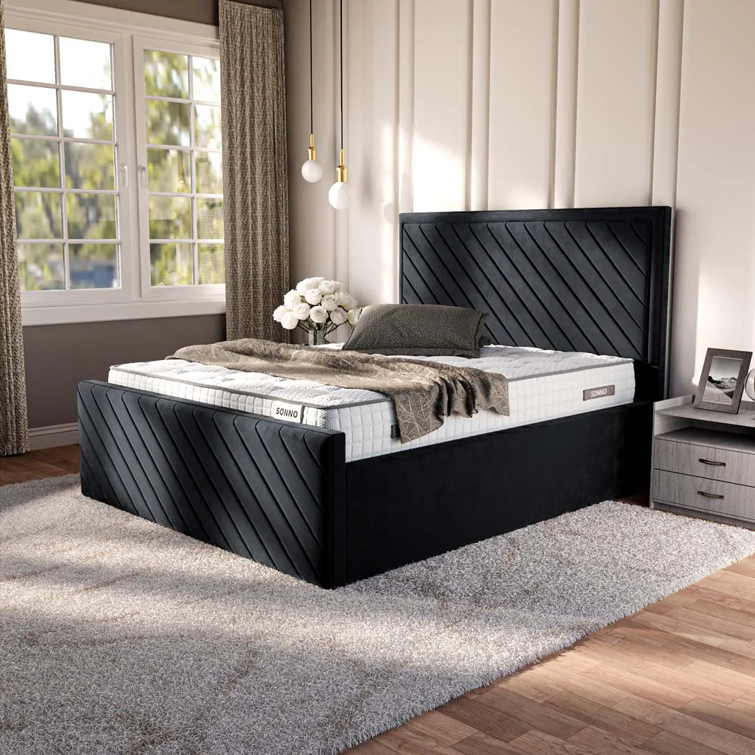 Oxford Upholstered Ottoman Bed - Image 3