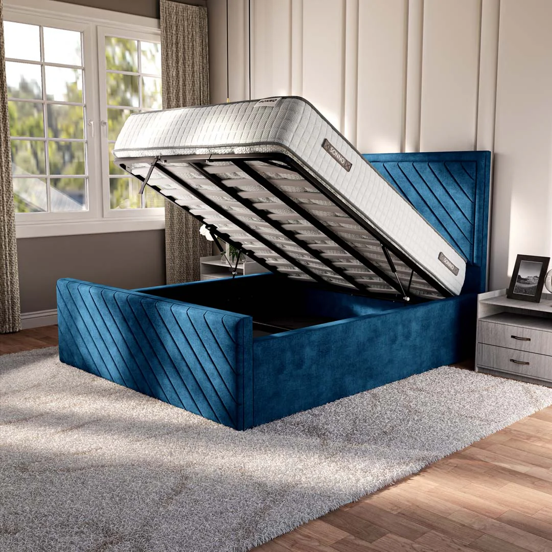 Oxford Upholstered Ottoman Bed - Image 2