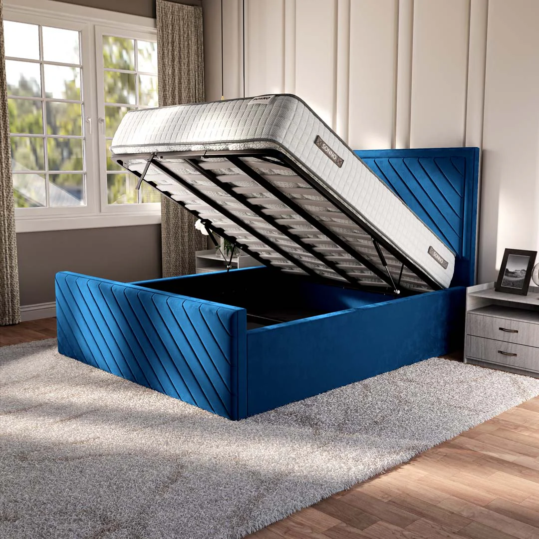 Oxford Upholstered Ottoman Bed - Image 2