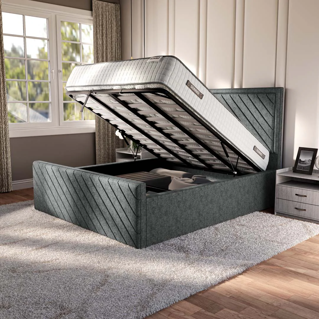 Oxford Upholstered Ottoman Bed - Image 6
