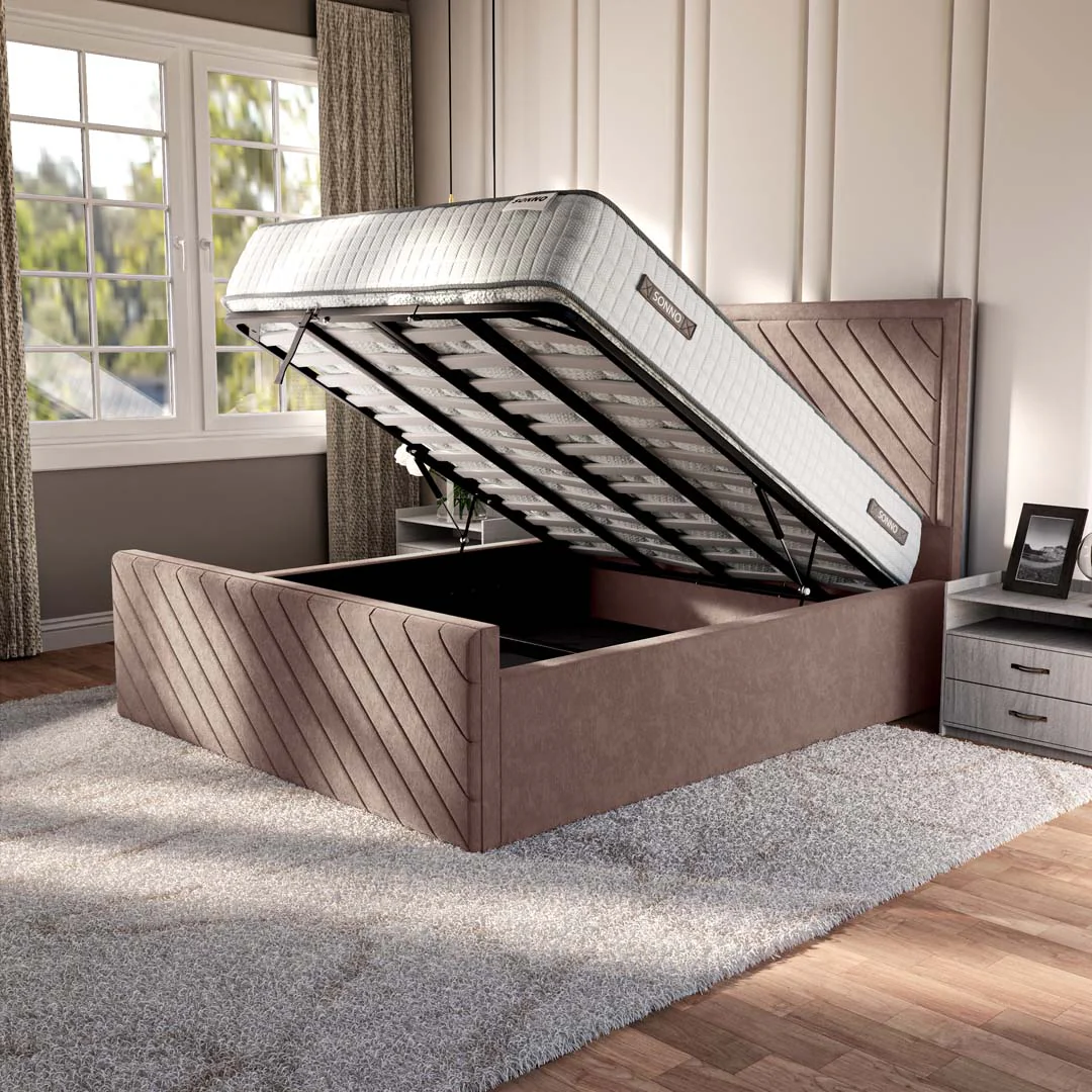 Oxford Upholstered Ottoman Bed - Image 2
