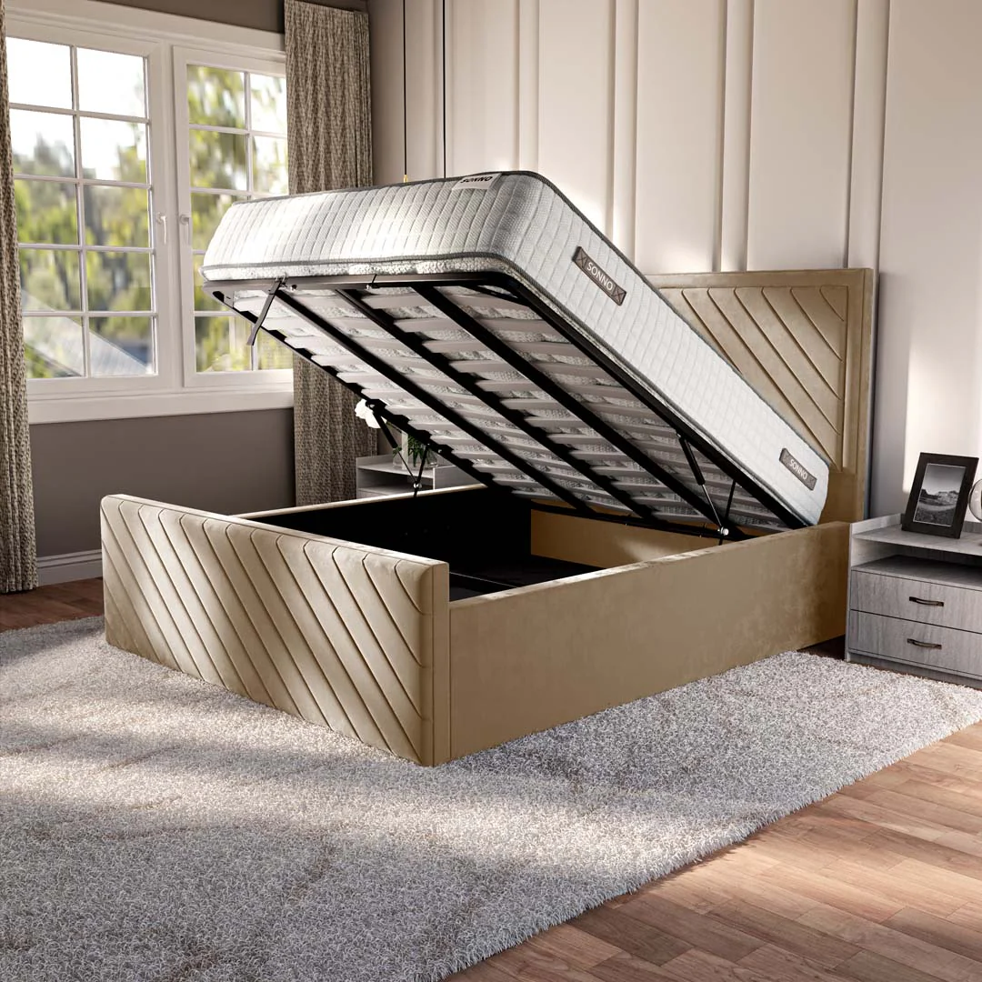 Oxford Upholstered Ottoman Bed - Image 2