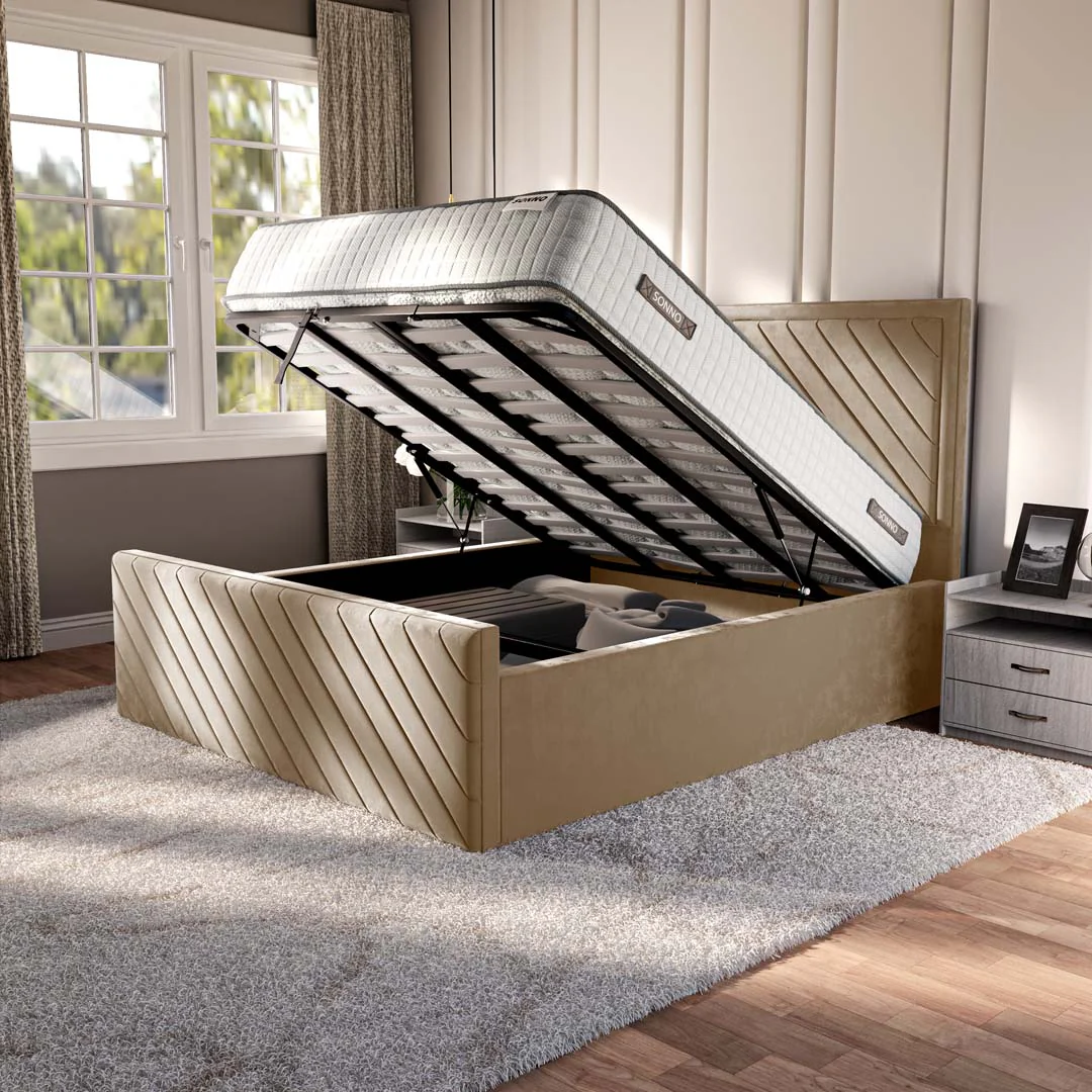 Oxford Upholstered Ottoman Bed - Image 6
