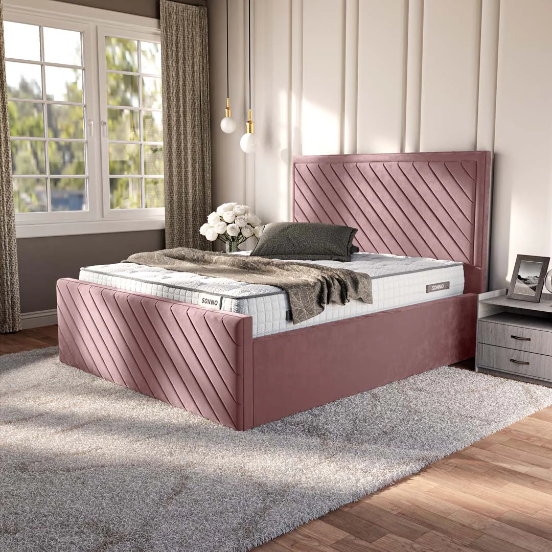 Oxford Upholstered Ottoman Bed - Image 3