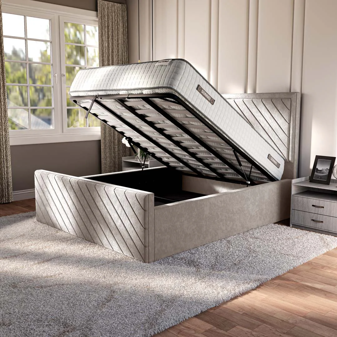 Oxford Upholstered Ottoman Bed - Image 2
