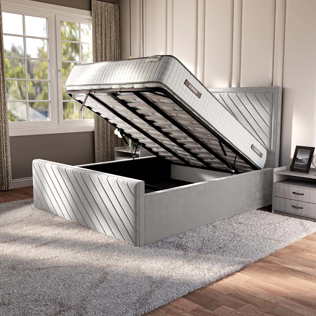 Oxford Upholstered Ottoman Bed - Image 2