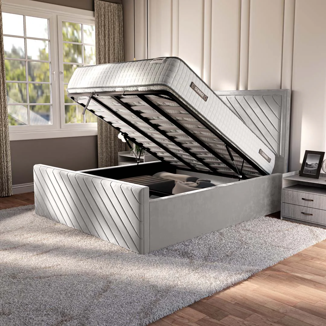 Oxford Upholstered Ottoman Bed - Image 6
