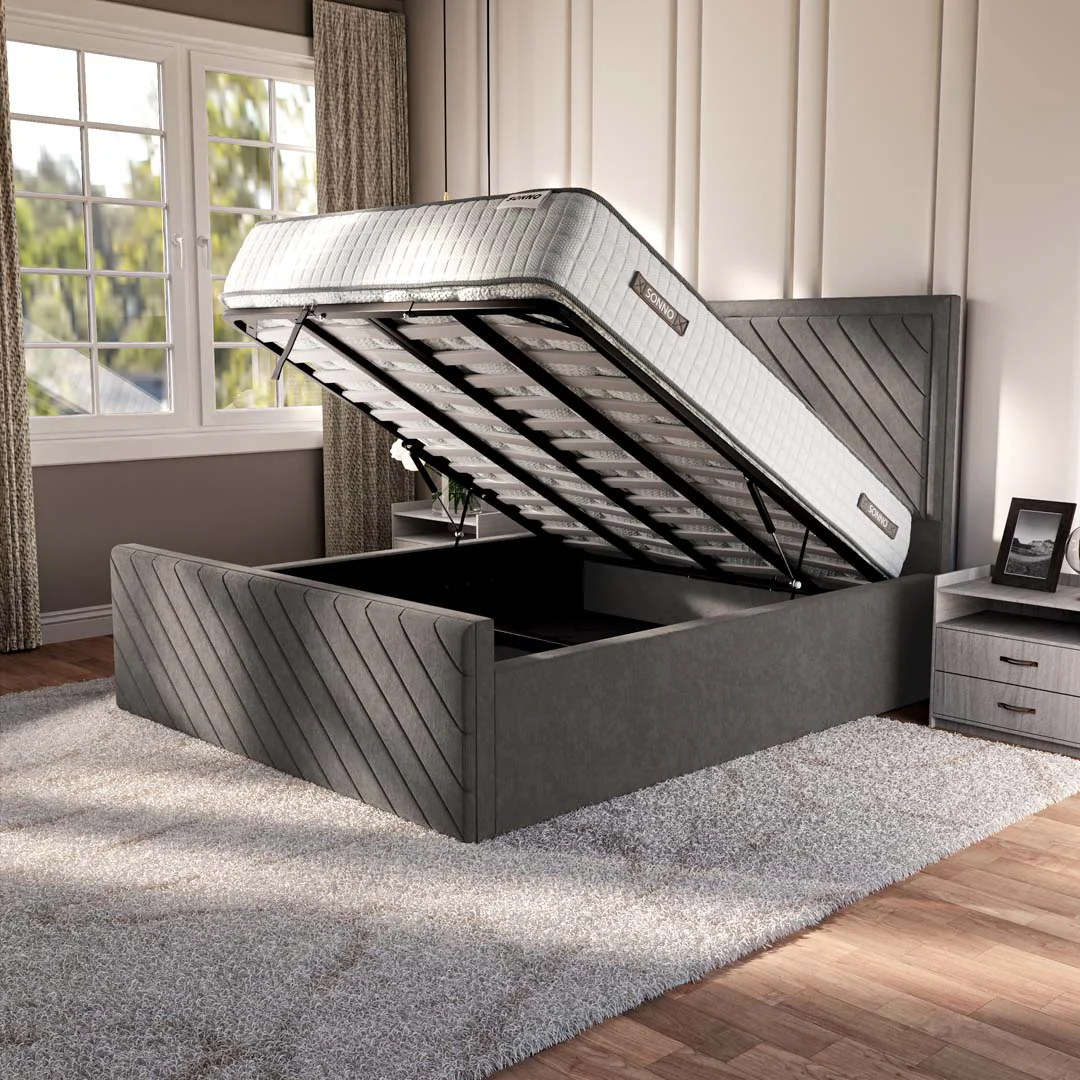 Oxford Upholstered Ottoman Bed - Image 2