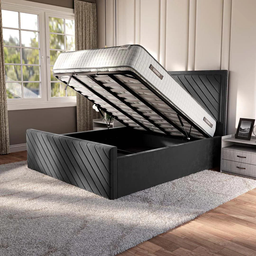 Oxford Upholstered Ottoman Bed - Image 2