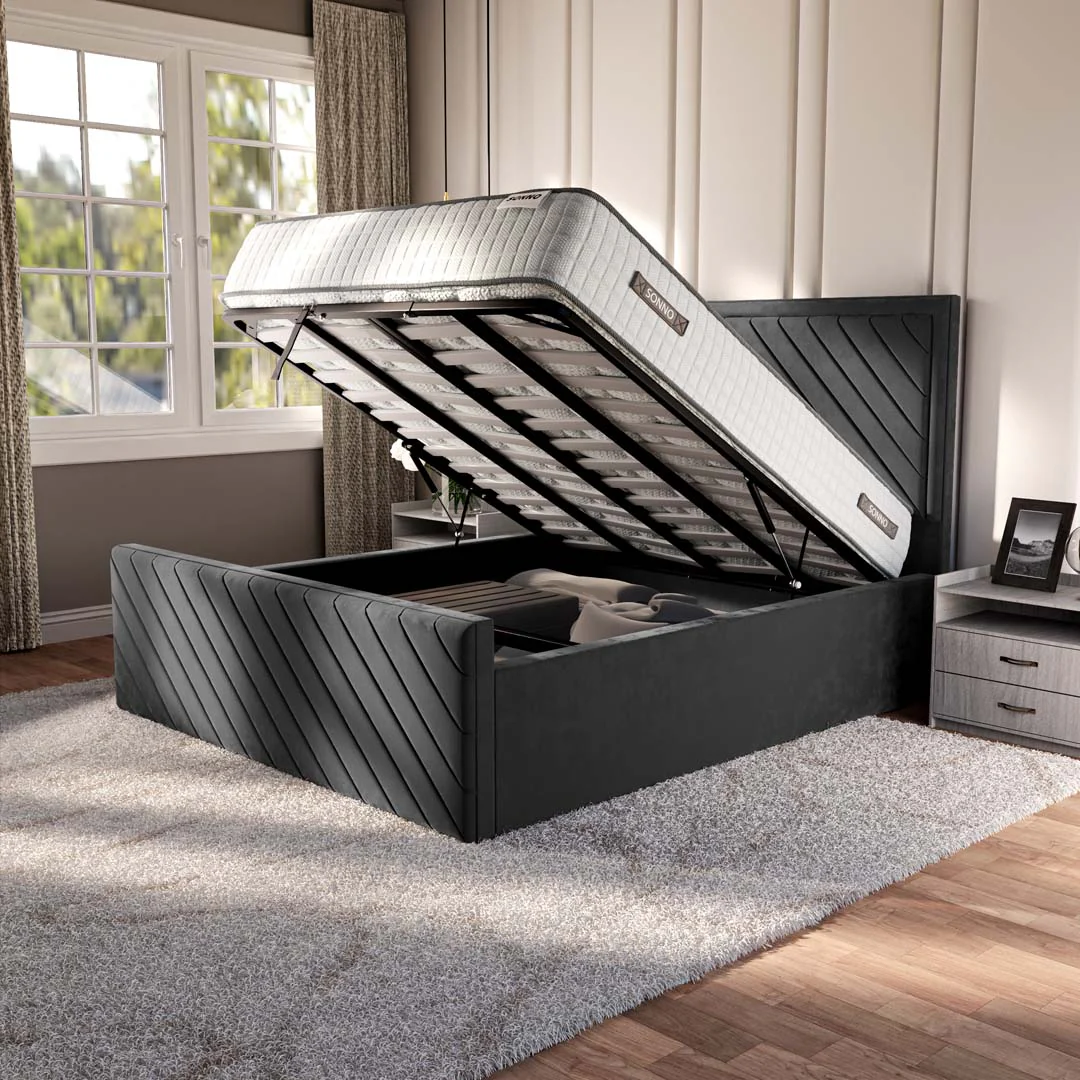 Oxford Upholstered Ottoman Bed - Image 6
