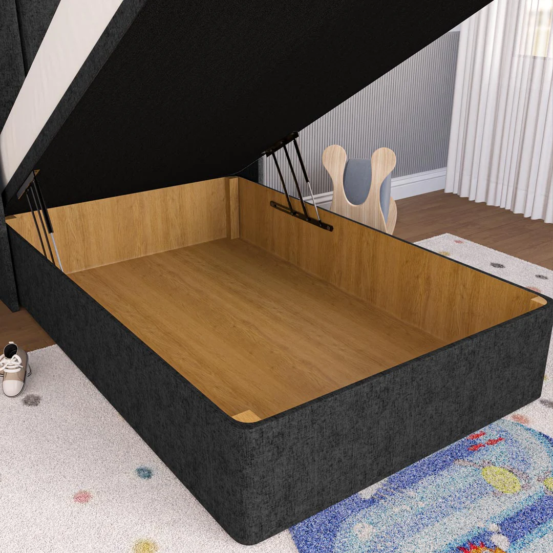 Prague Kids Wingback Ottoman Divan Bed - Image 7
