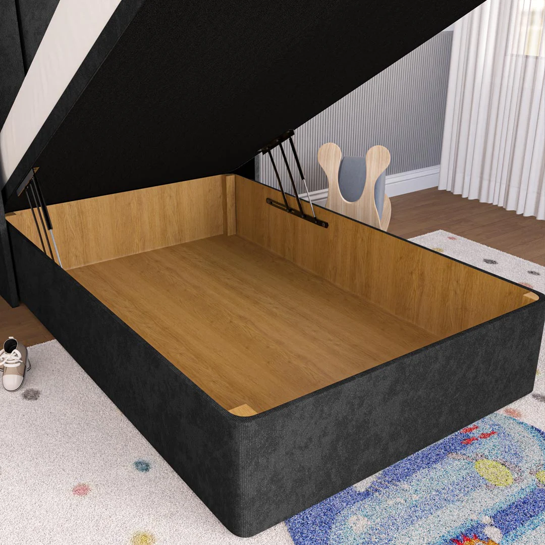 Prague Kids Wingback Ottoman Divan Bed - Image 7