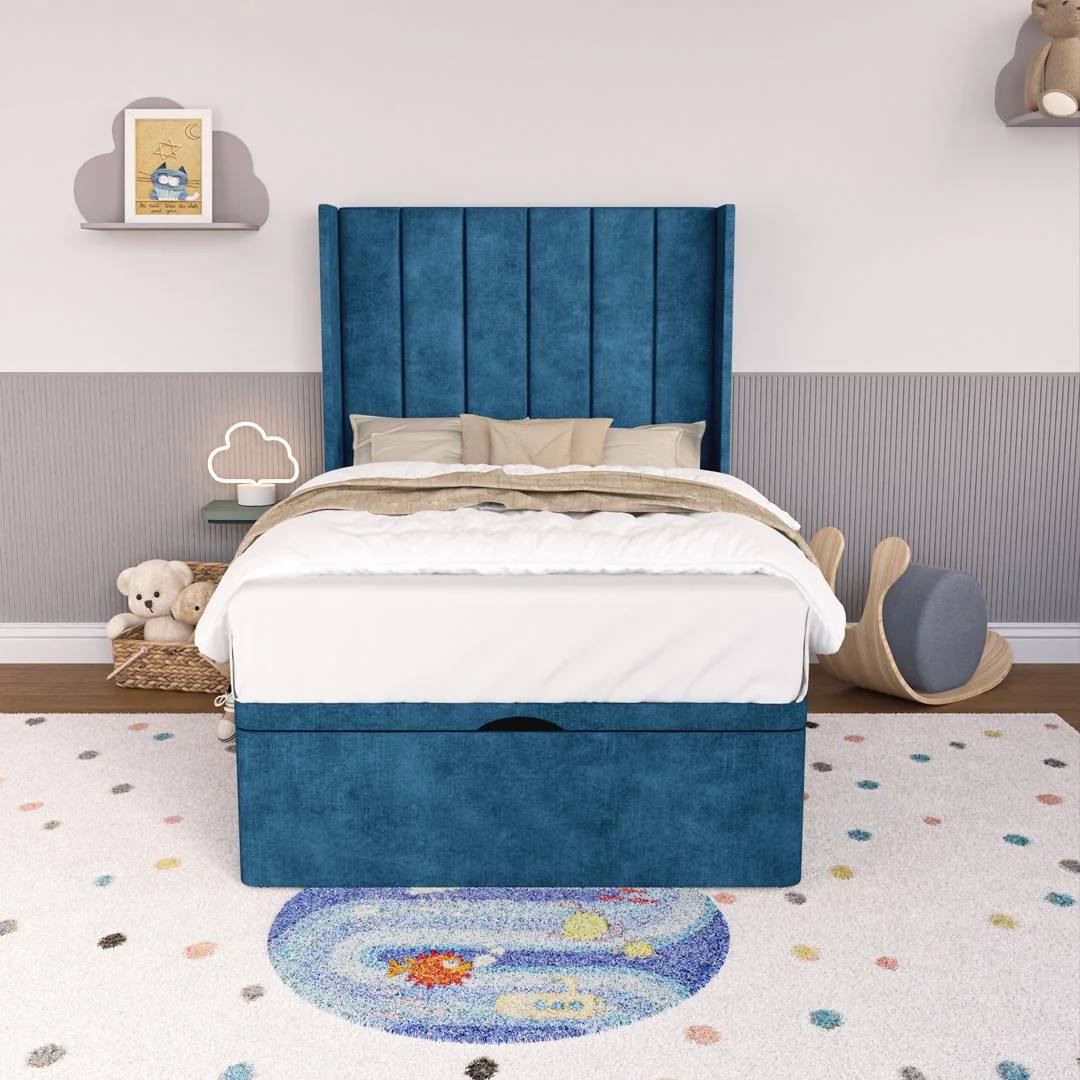 Prague Kids Wingback Ottoman Divan Bed - Image 5