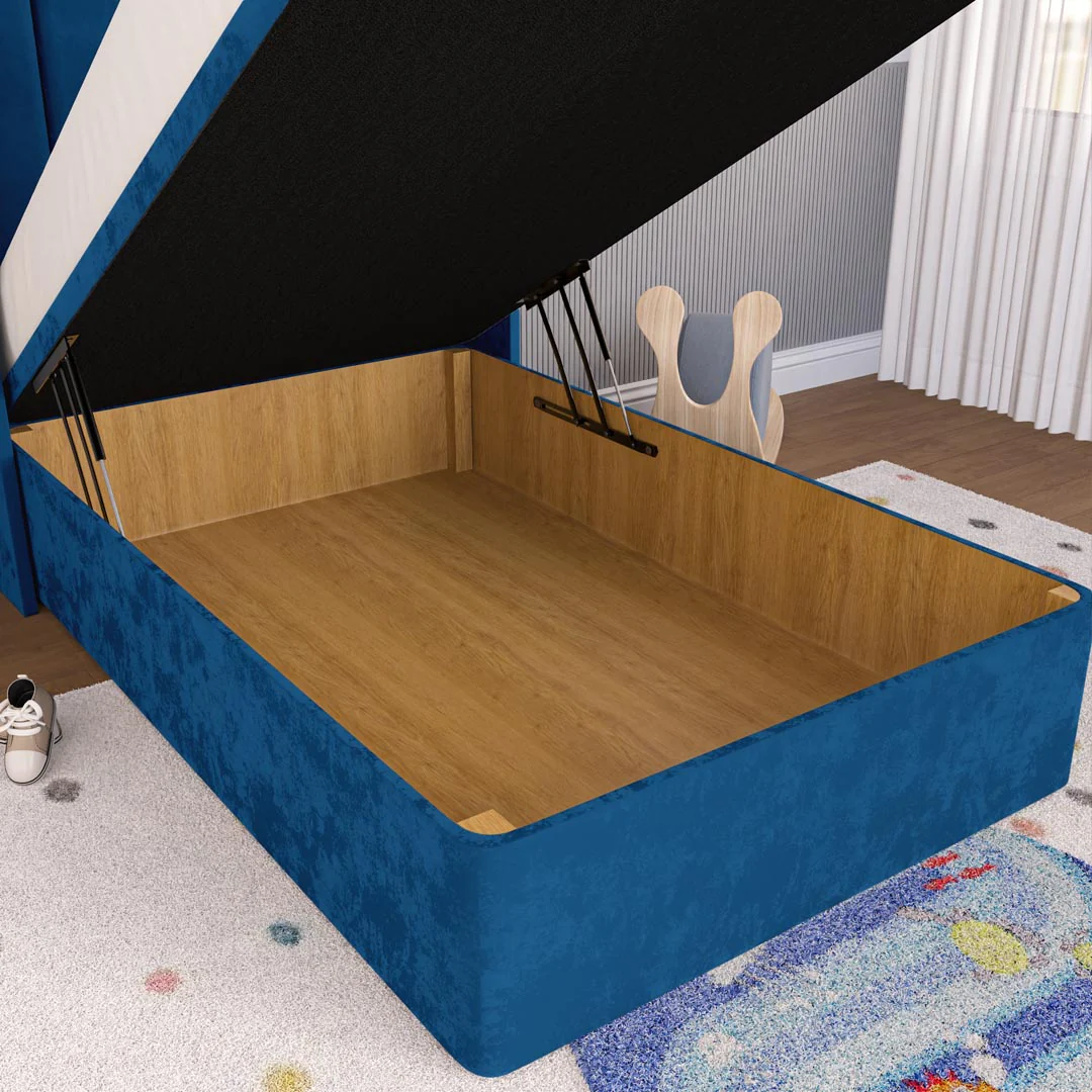 Prague Kids Wingback Ottoman Divan Bed - Image 7