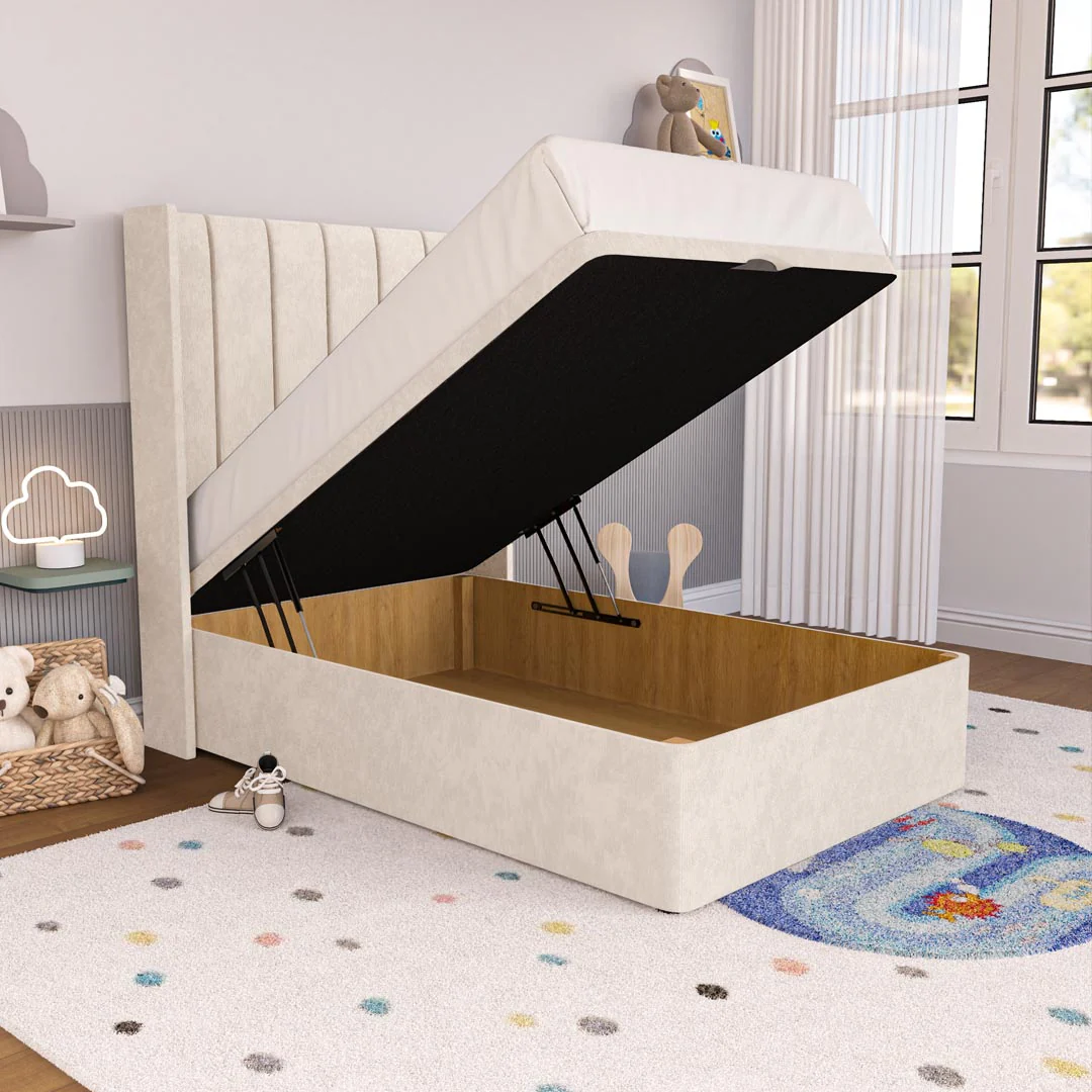 Prague Kids Wingback Ottoman Divan Bed - Image 2