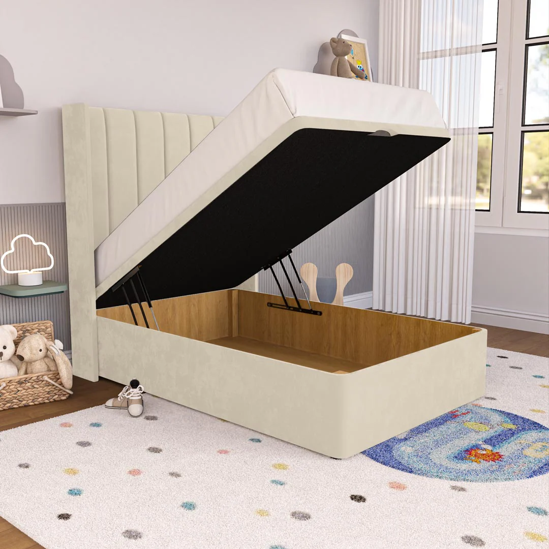 Prague Kids Wingback Ottoman Divan Bed - Image 2