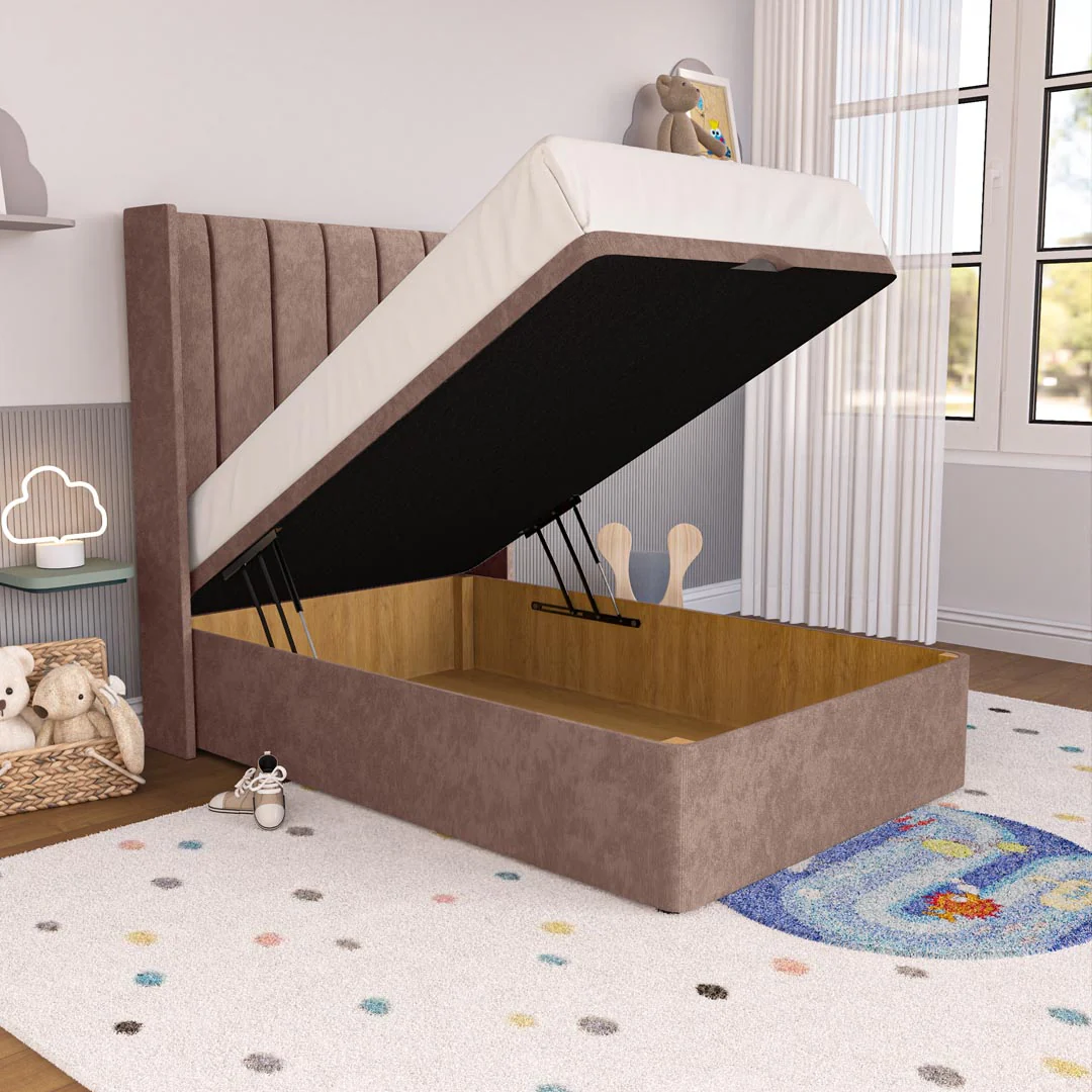 Prague Kids Wingback Ottoman Divan Bed - Image 2