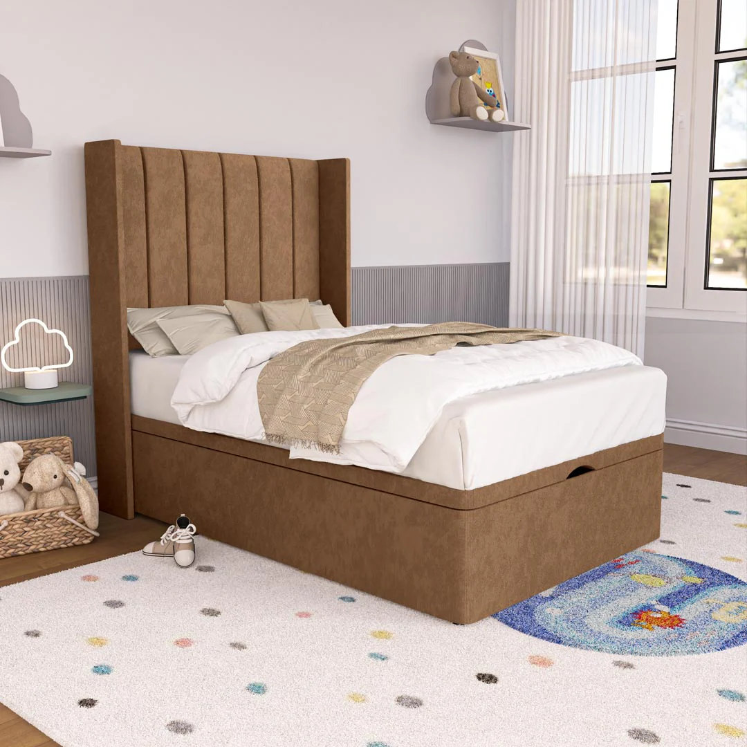 Prague Kids Wingback Ottoman Divan Bed - Image 3
