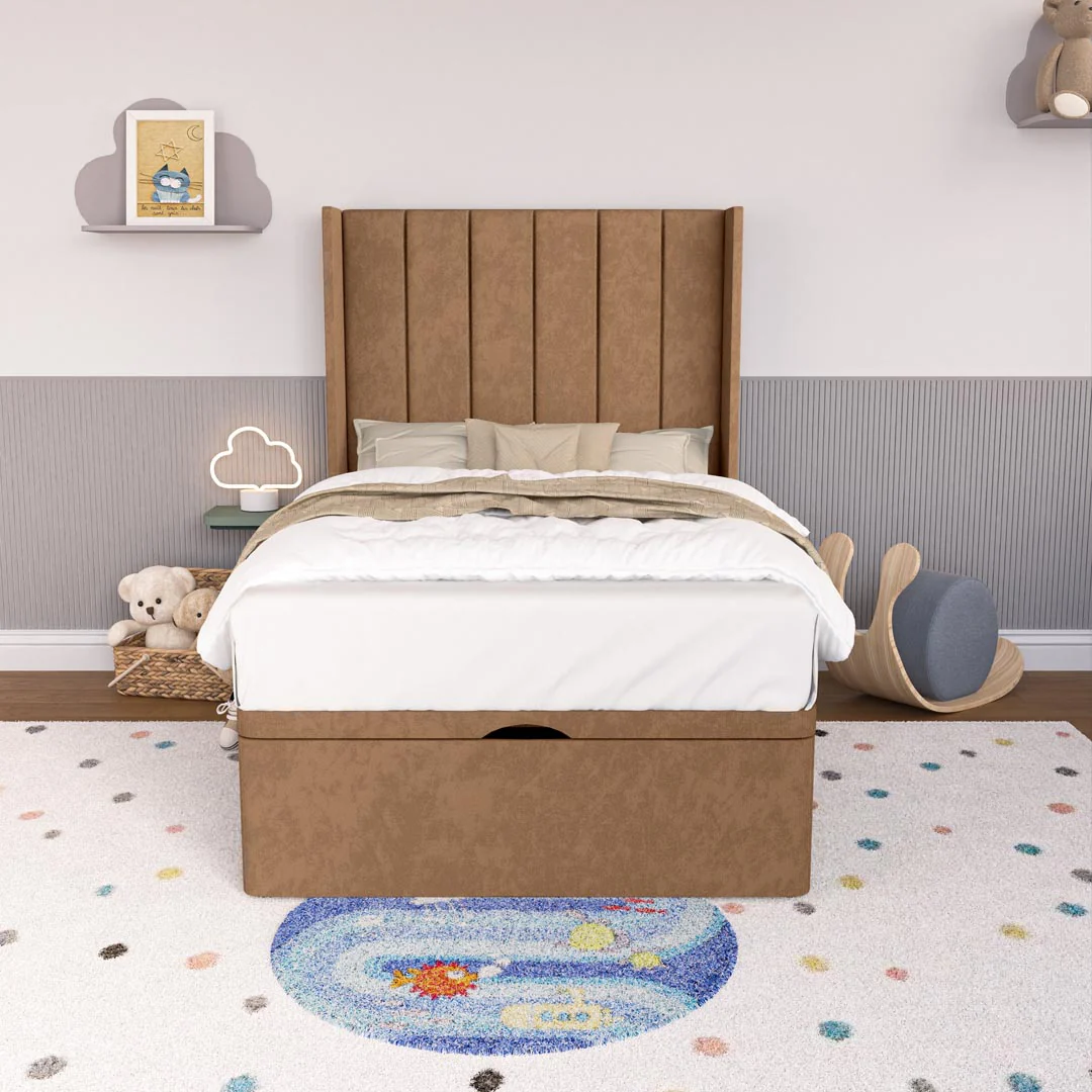 Prague Kids Wingback Ottoman Divan Bed - Image 5