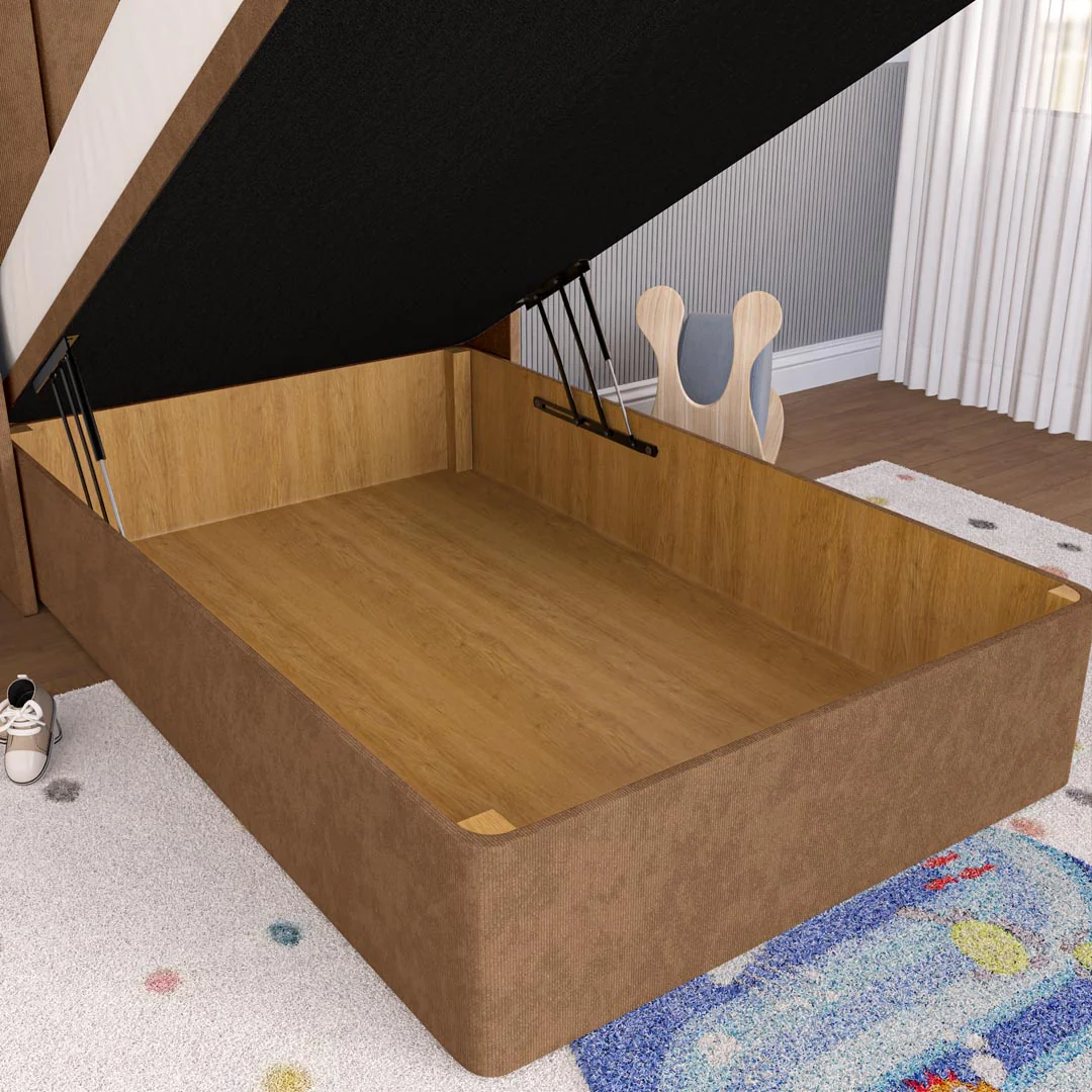 Prague Kids Wingback Ottoman Divan Bed - Image 7