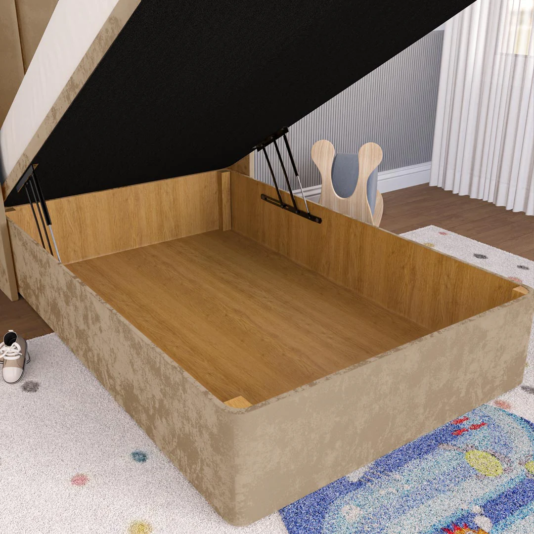 Prague Kids Wingback Ottoman Divan Bed - Image 7
