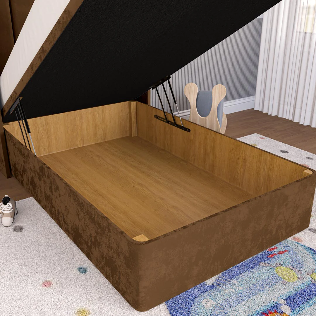 Prague Kids Wingback Ottoman Divan Bed - Image 7