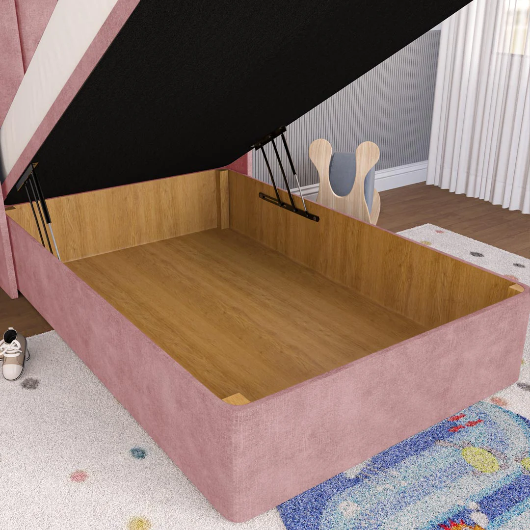 Prague Kids Wingback Ottoman Divan Bed - Image 7