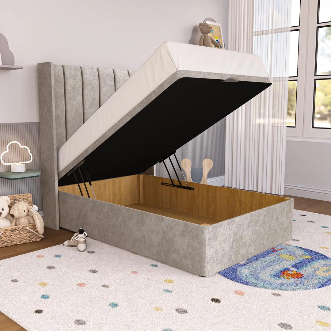 Prague Kids Wingback Ottoman Divan Bed - Image 2