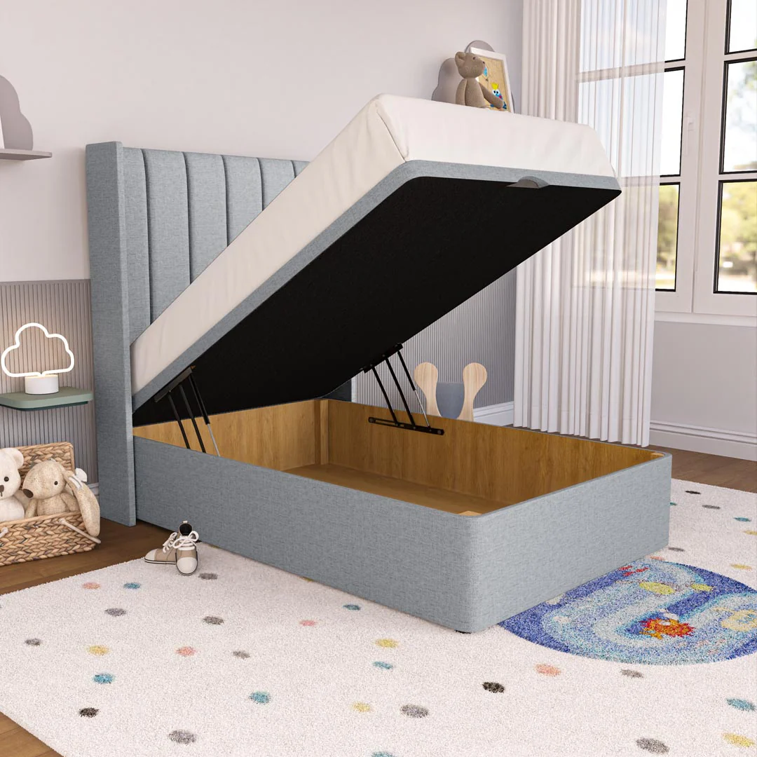 Prague Kids Wingback Ottoman Divan Bed - Image 2