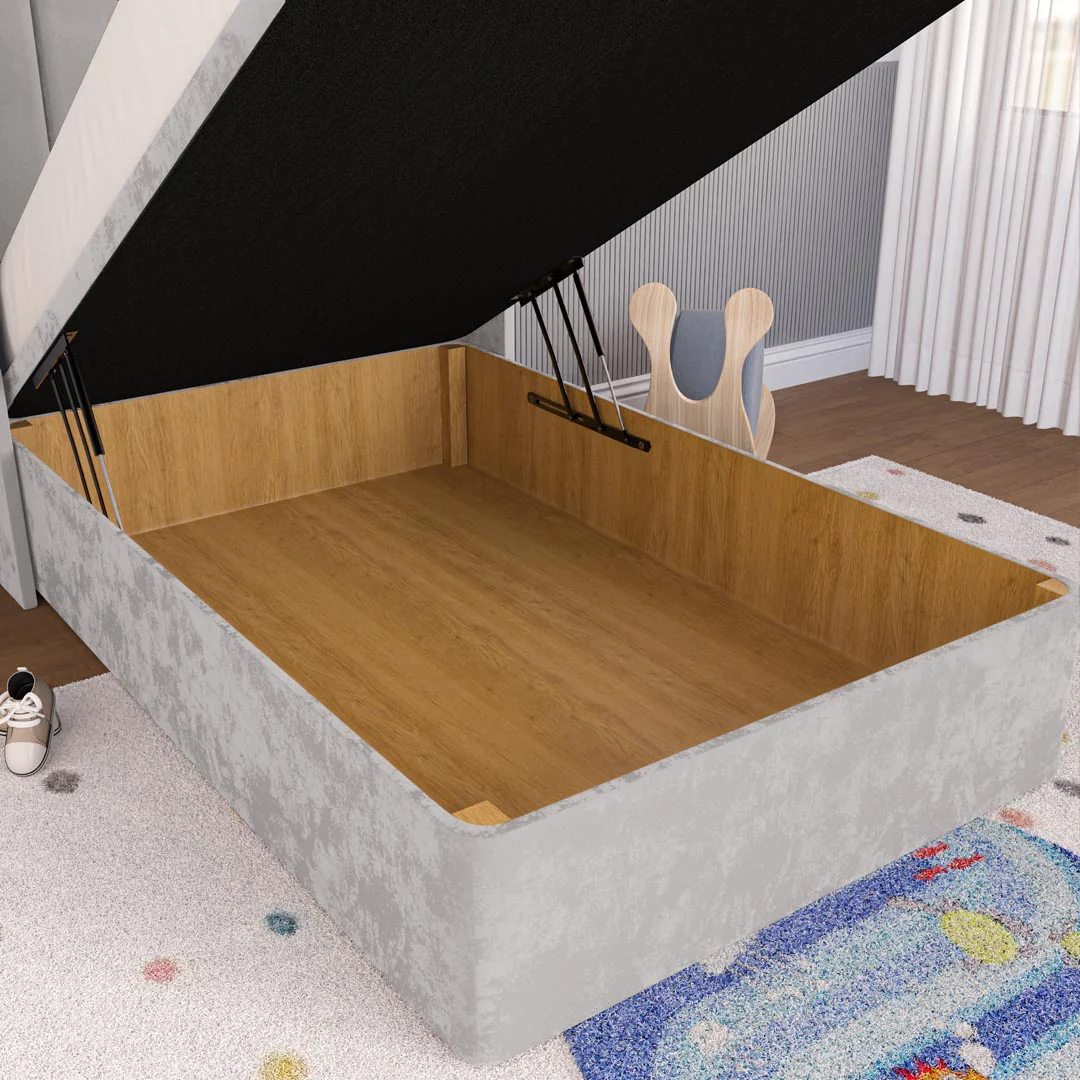 Prague Kids Wingback Ottoman Divan Bed - Image 7