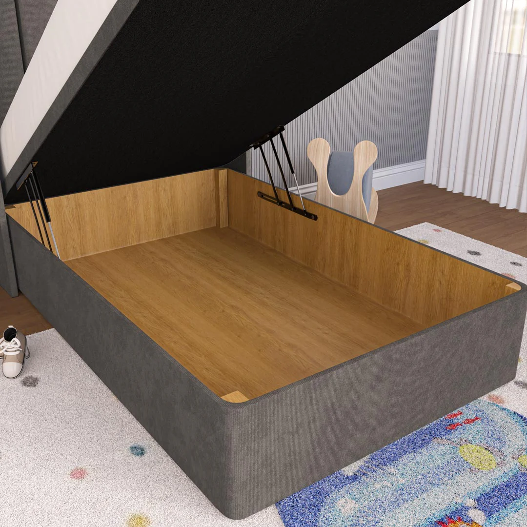 Prague Kids Wingback Ottoman Divan Bed - Image 7
