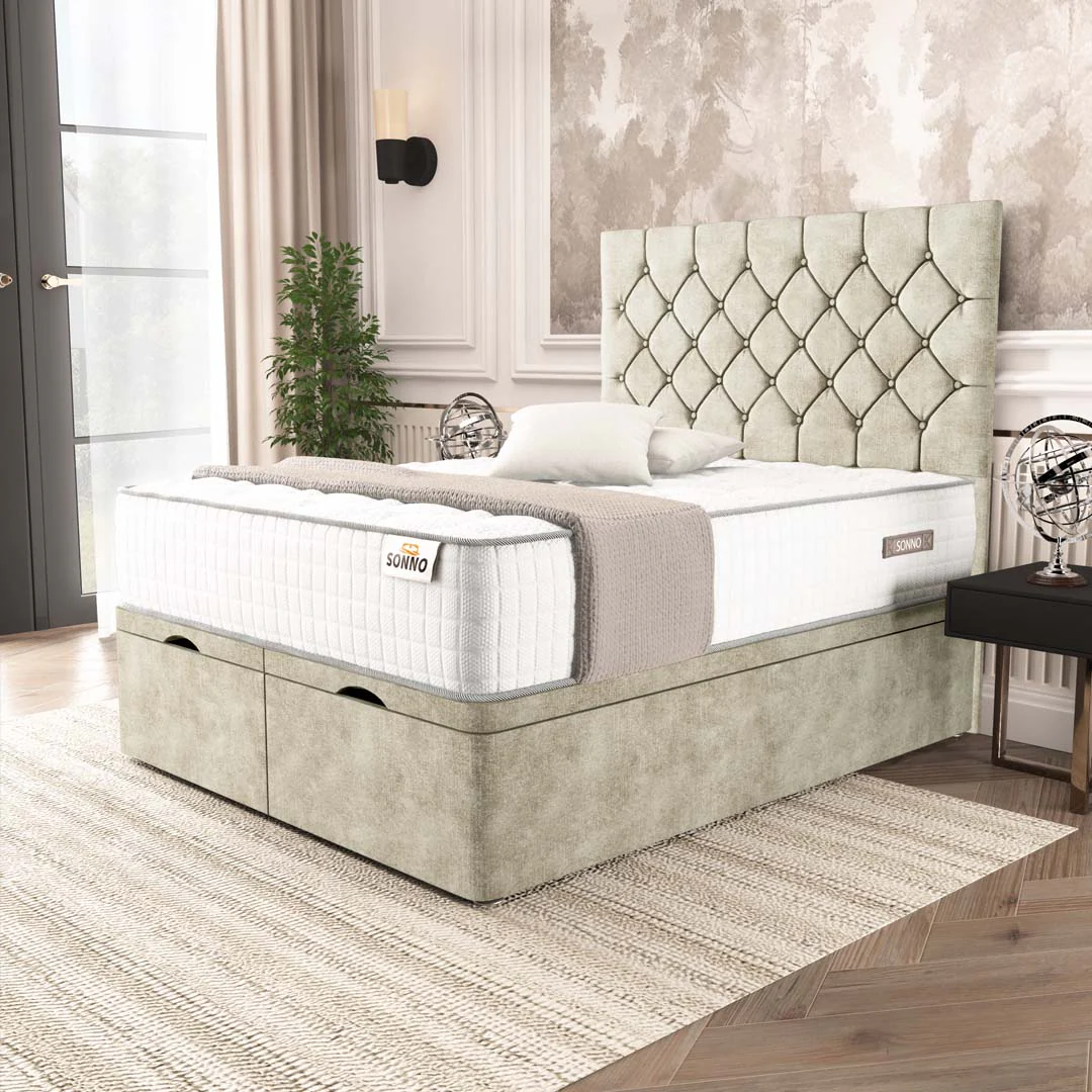 Seville Chesterfield Ottoman Divan Bed - Image 3