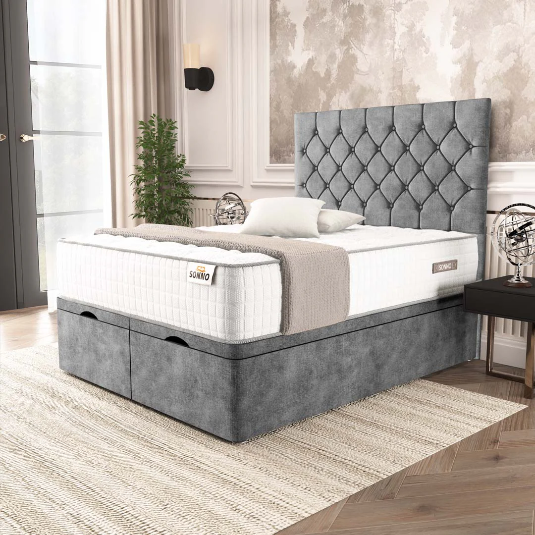 Seville Chesterfield Ottoman Divan Bed - Image 3