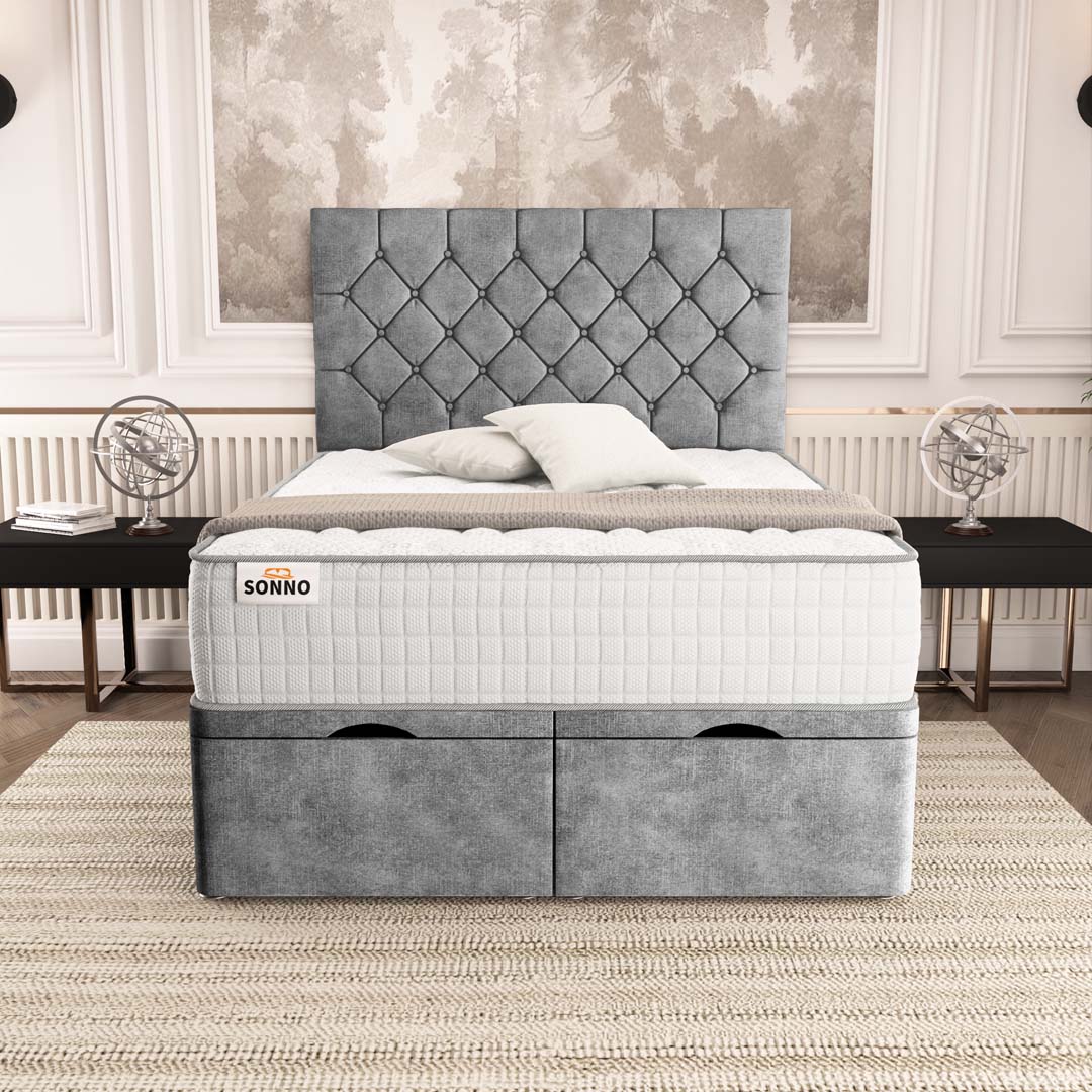 Seville Chesterfield Ottoman Divan Bed - Image 5