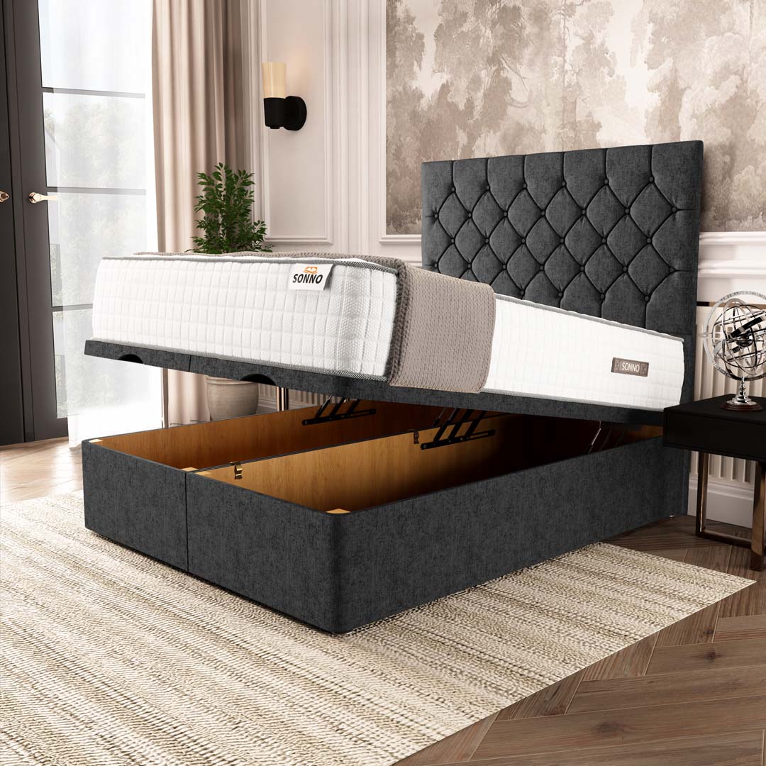 Seville Chesterfield Ottoman Divan Bed
