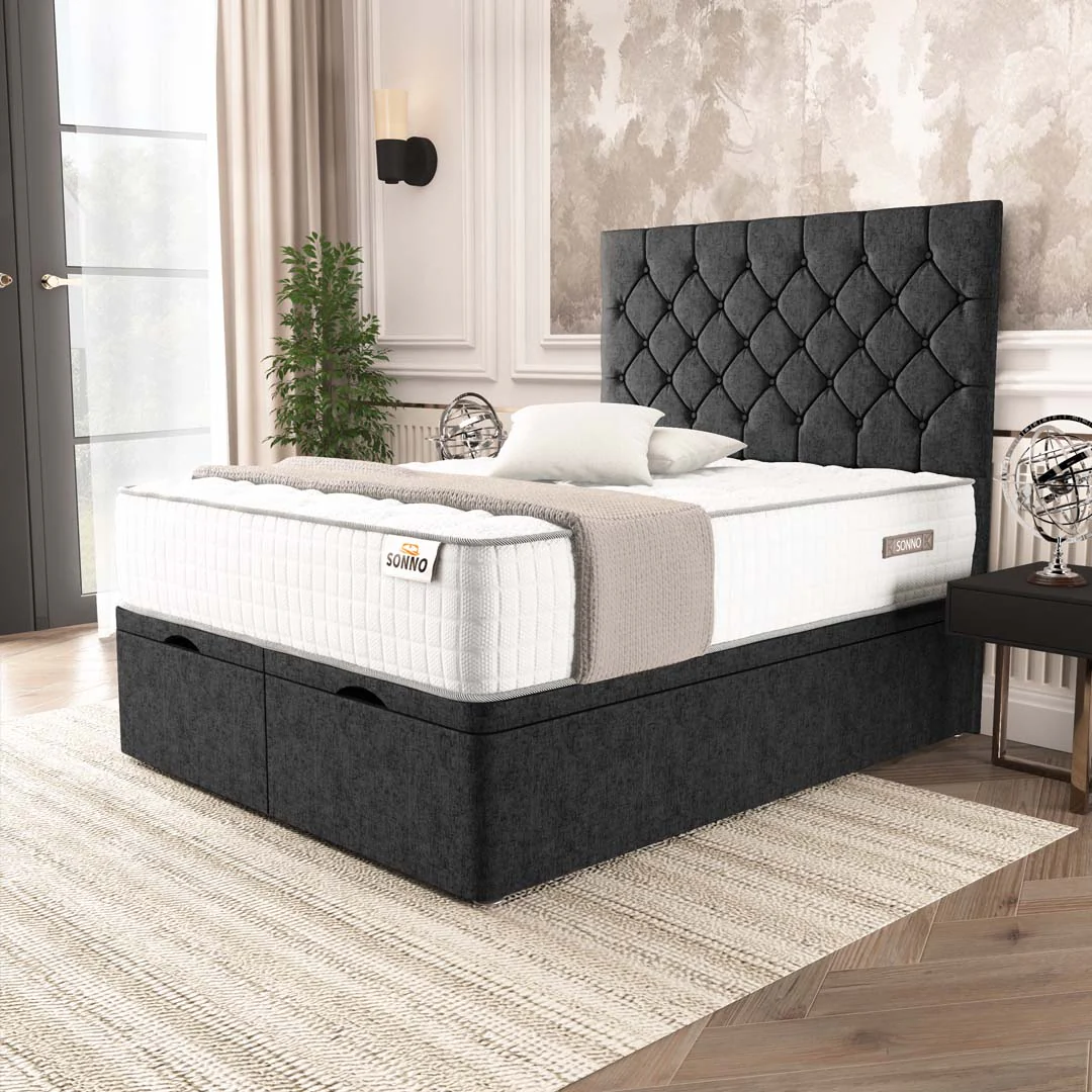 Seville Chesterfield Ottoman Divan Bed - Image 3