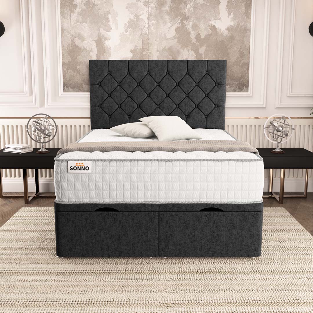 Seville Chesterfield Ottoman Divan Bed - Image 5