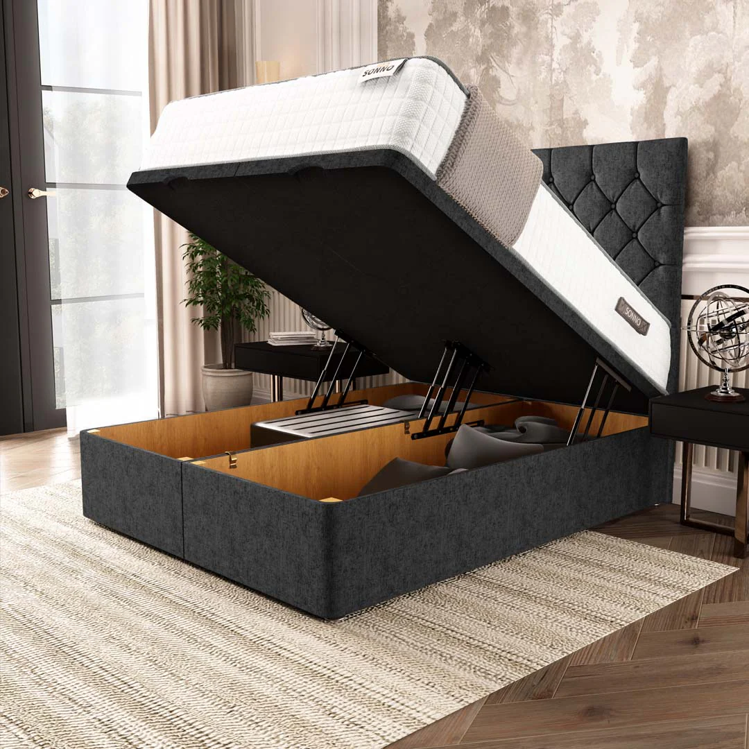Seville Chesterfield Ottoman Divan Bed - Image 6