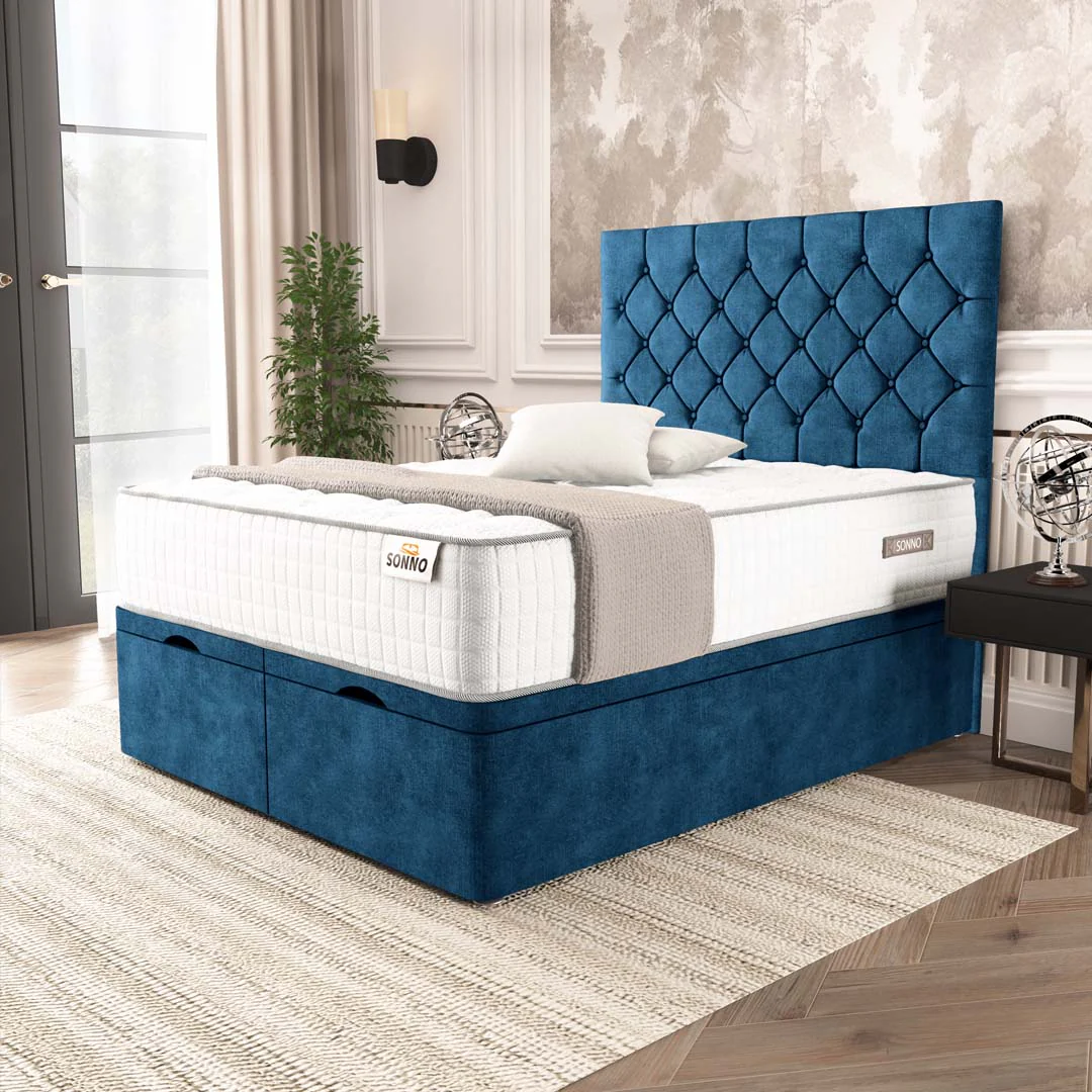 Seville Chesterfield Ottoman Divan Bed - Image 3