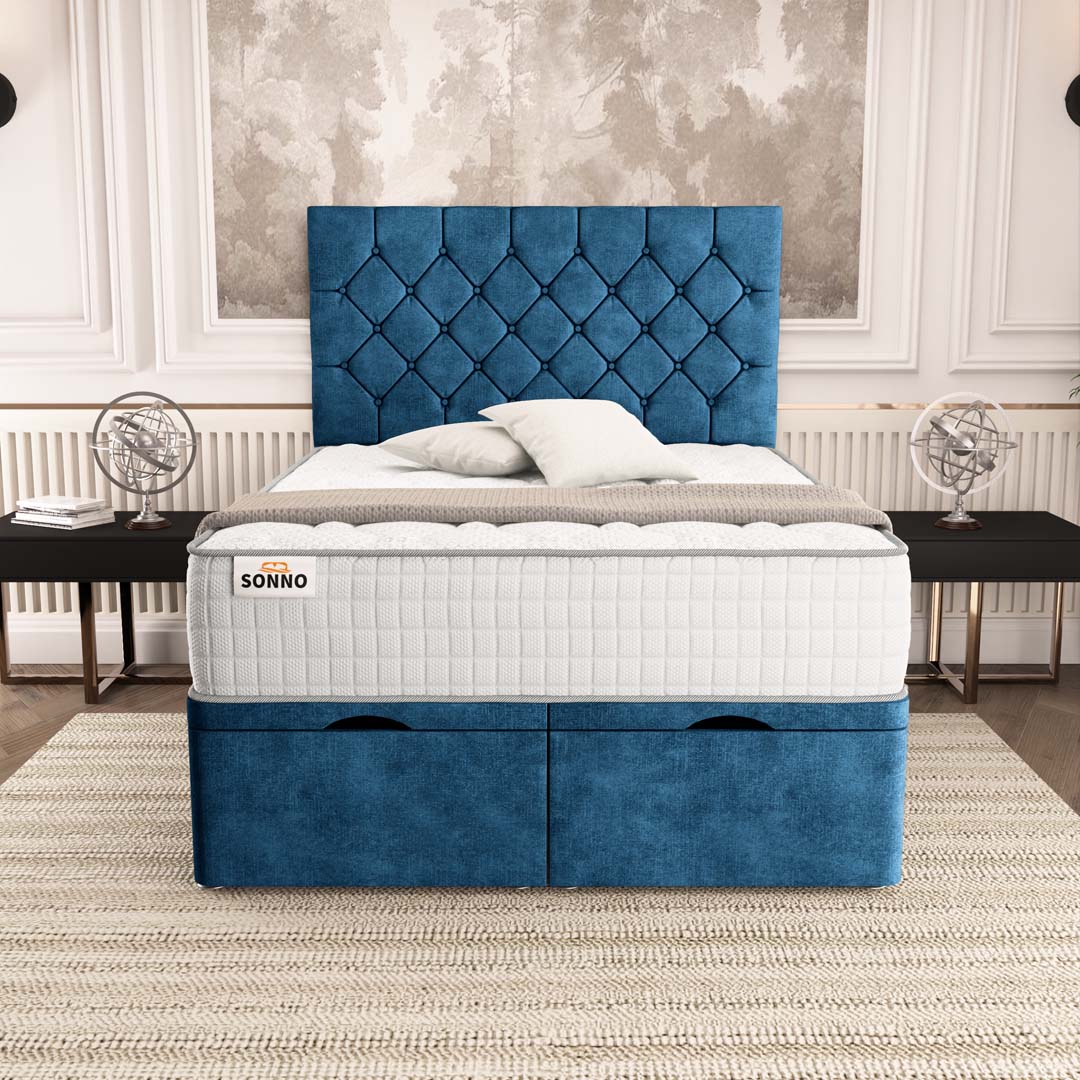 Seville Chesterfield Ottoman Divan Bed - Image 5