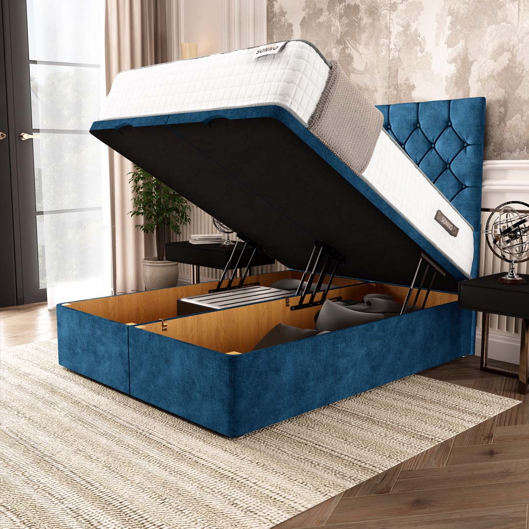 Seville Chesterfield Ottoman Divan Bed - Image 6