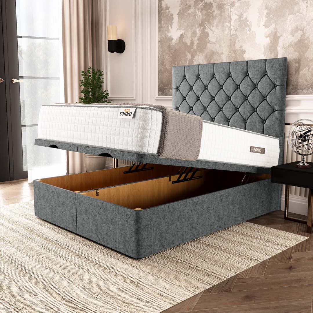 Seville Chesterfield Ottoman Divan Bed