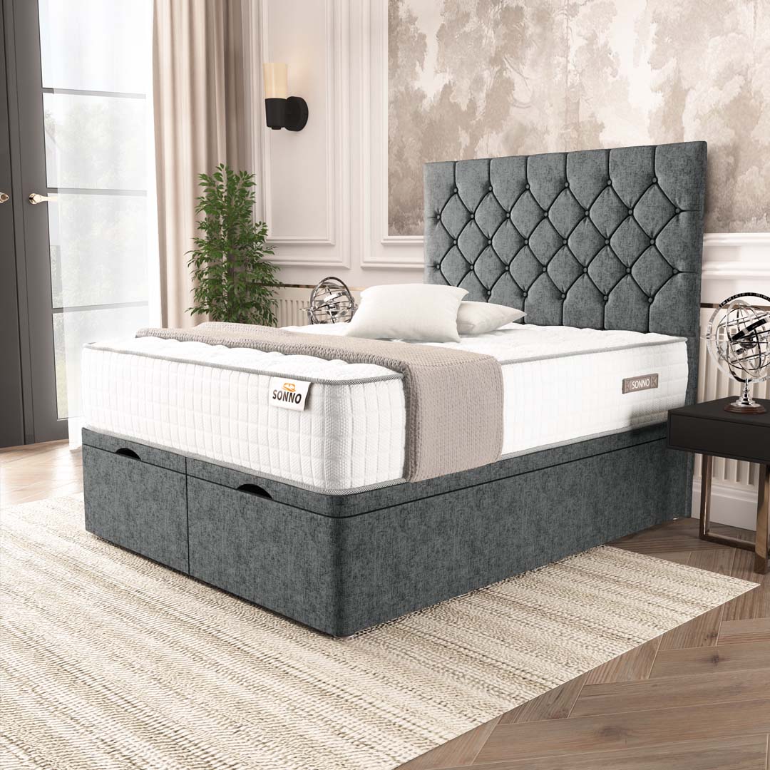 Seville Chesterfield Ottoman Divan Bed - Image 3