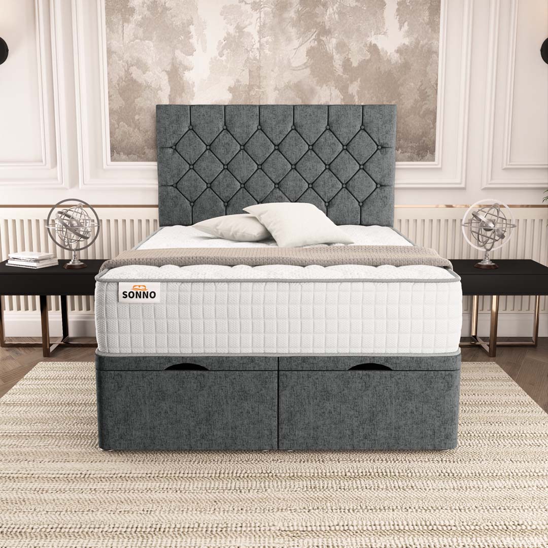 Seville Chesterfield Ottoman Divan Bed - Image 5